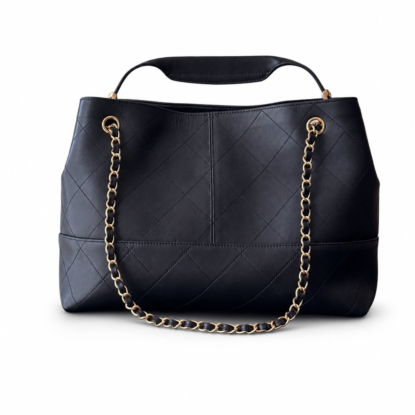 Chanel Large Suede Leather Bag
