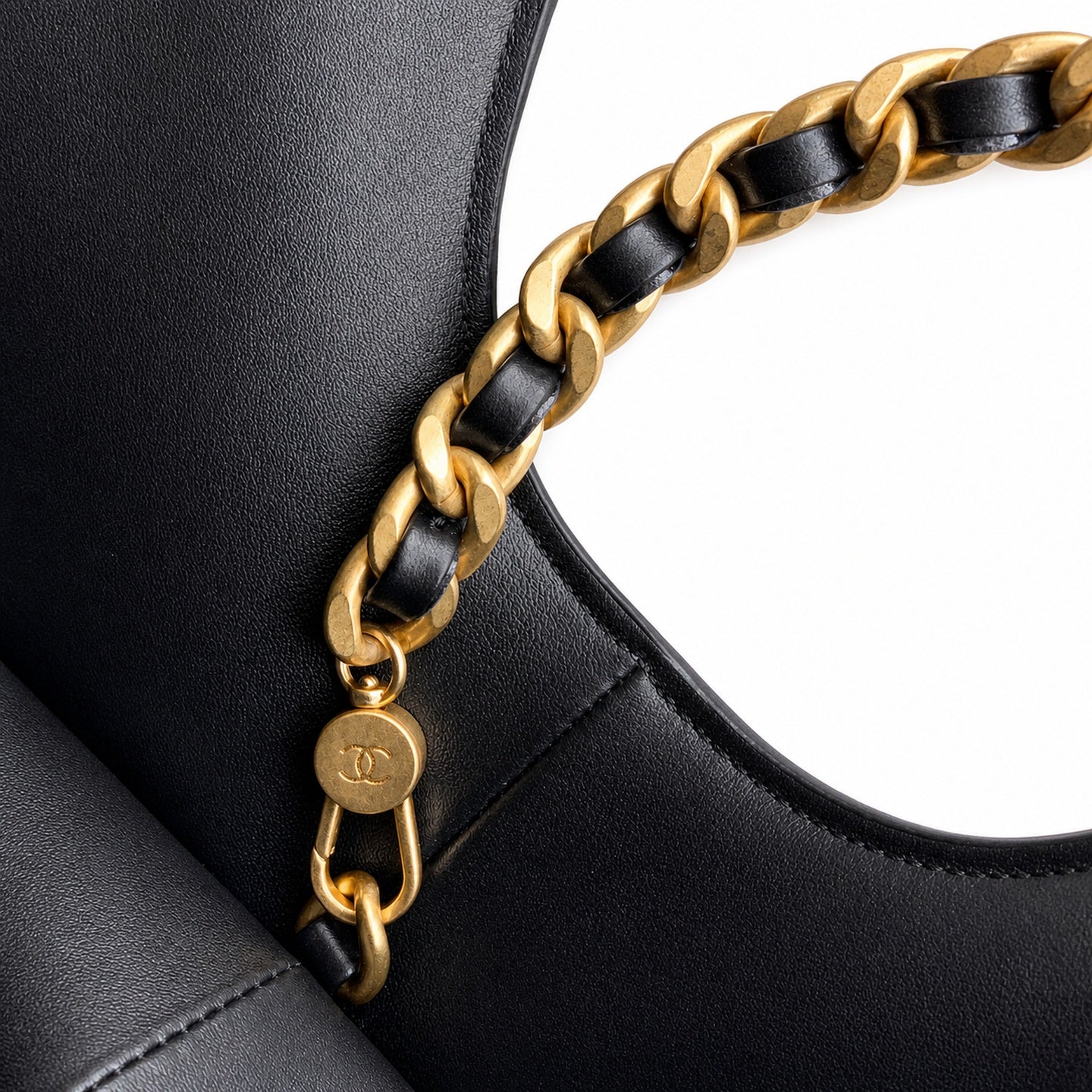 Chanel Leather Black Bag