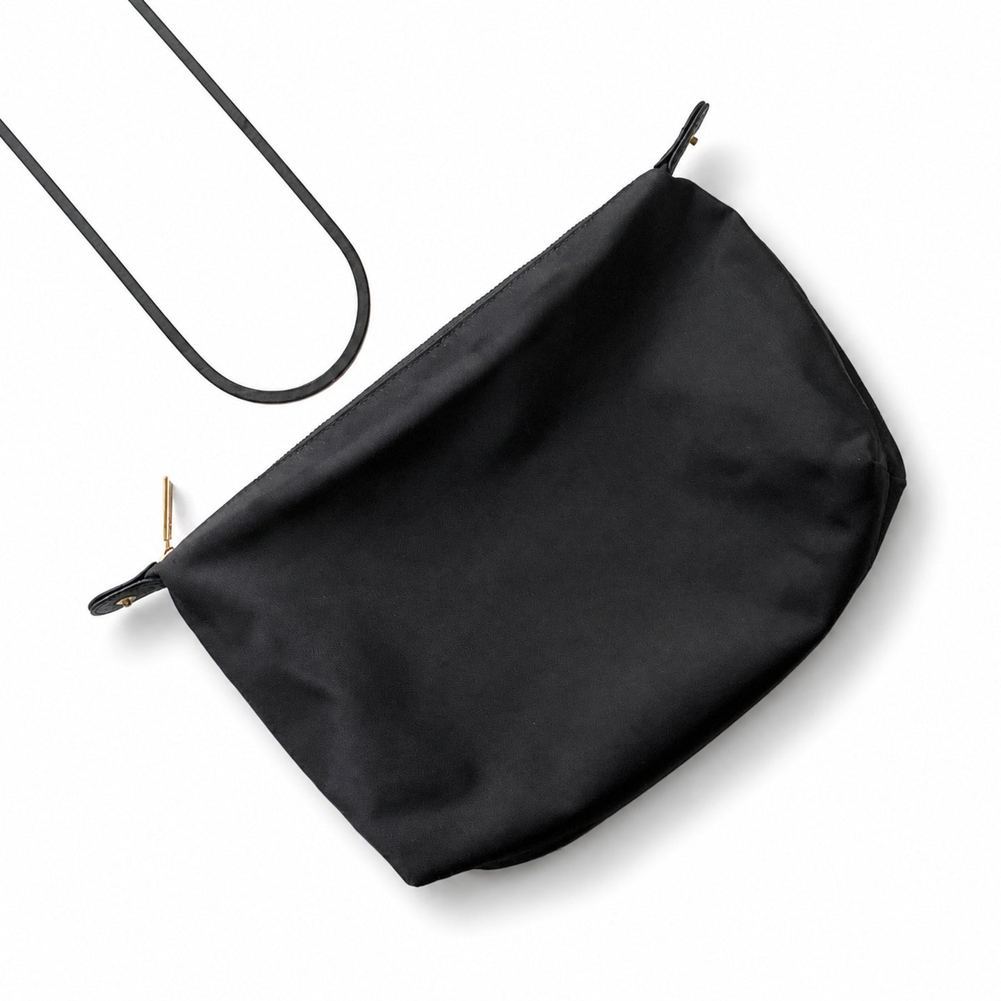 Chanel Medium Leather Black Gold Tote Bag