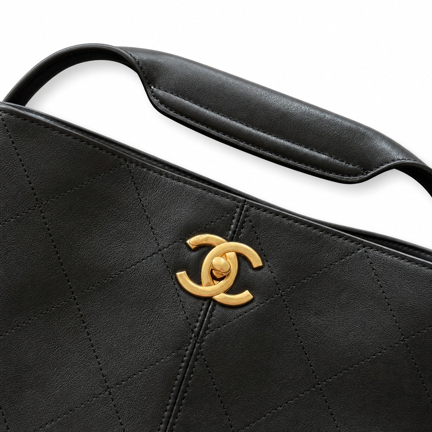 Chanel Large Suede Leather Bag