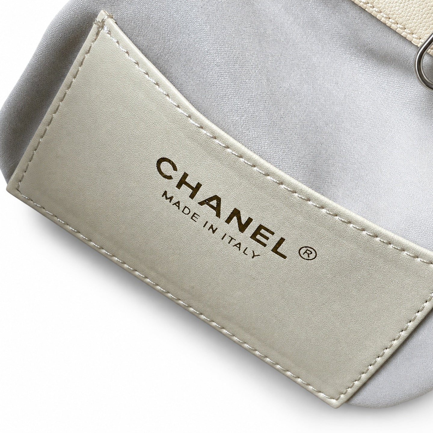 Chanel Small Leather Black Gold Bag