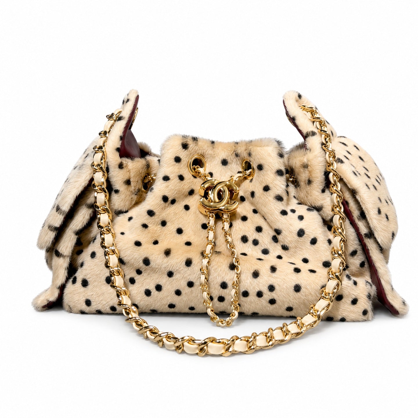 Chanel Mini Suede Tweed Bag