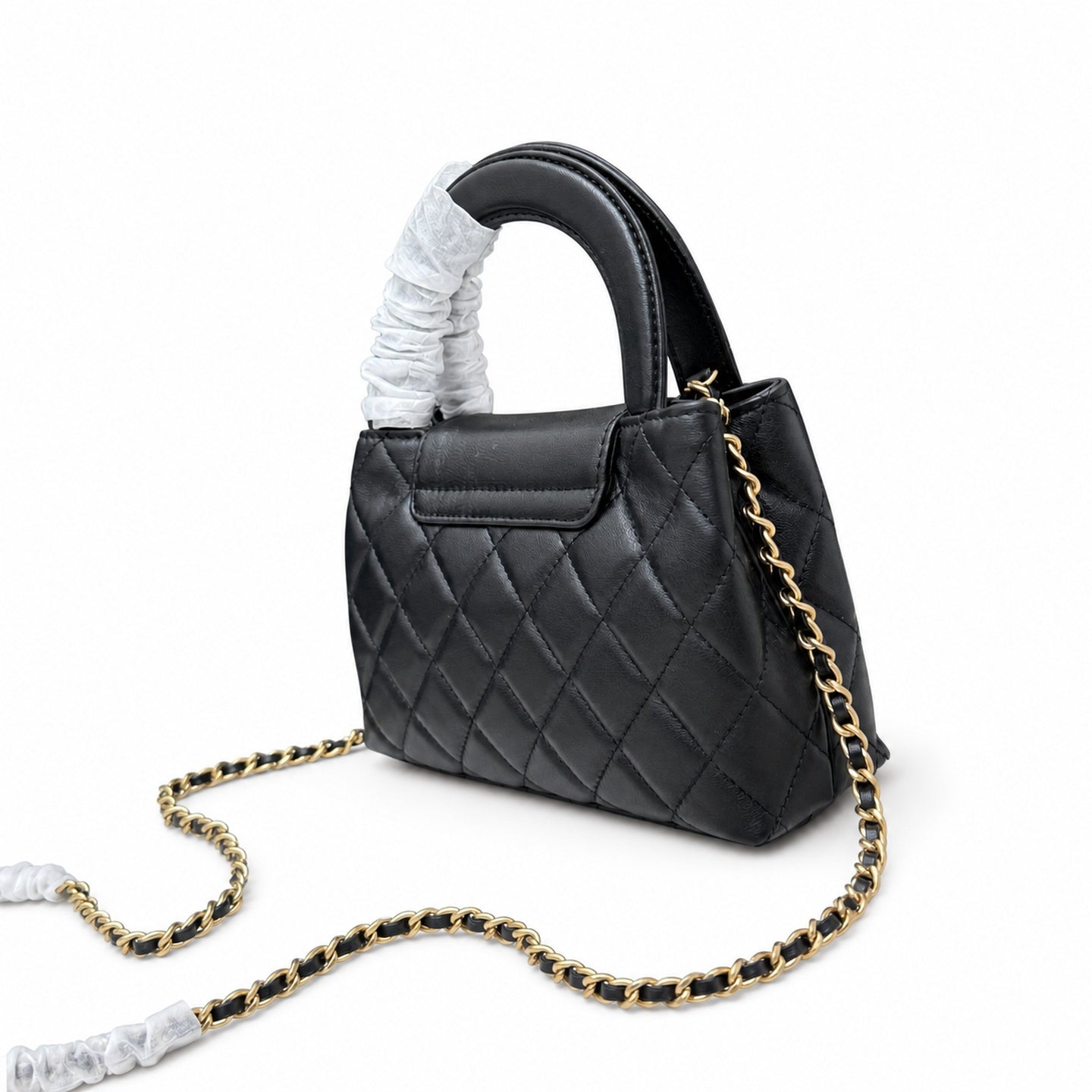 Chanel 25 Mini Leather Gold Bag