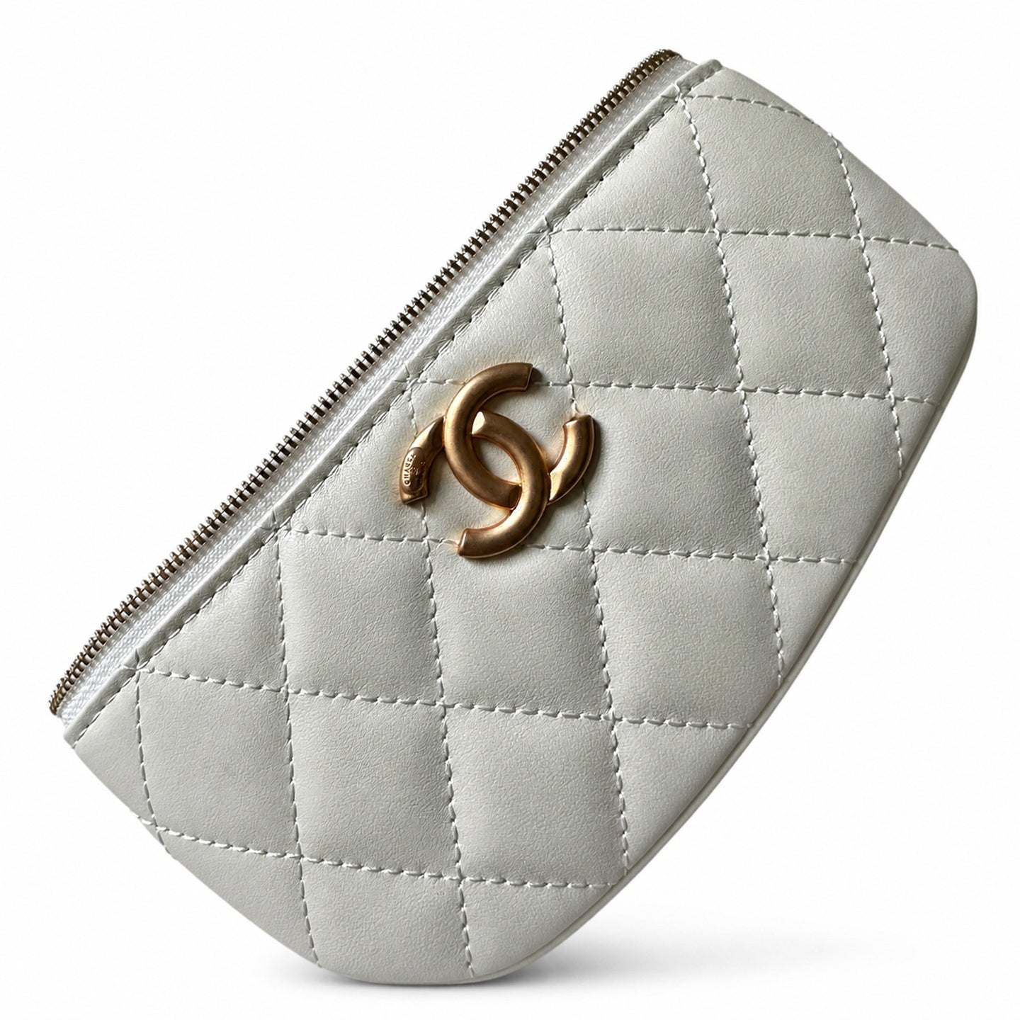 Chanel Black White Gold Bag