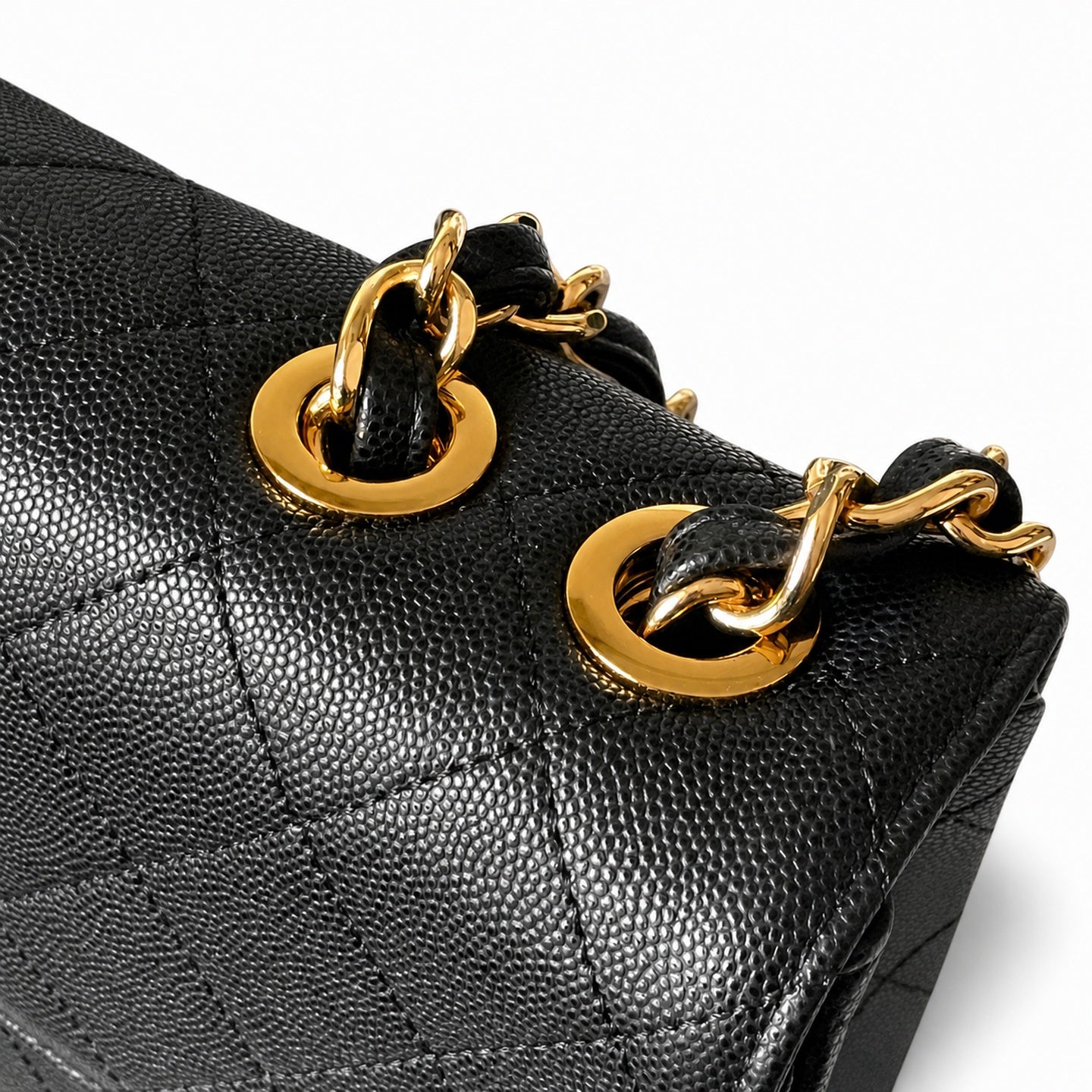 Chanel Classic Flap Reversible Large Gold Bag