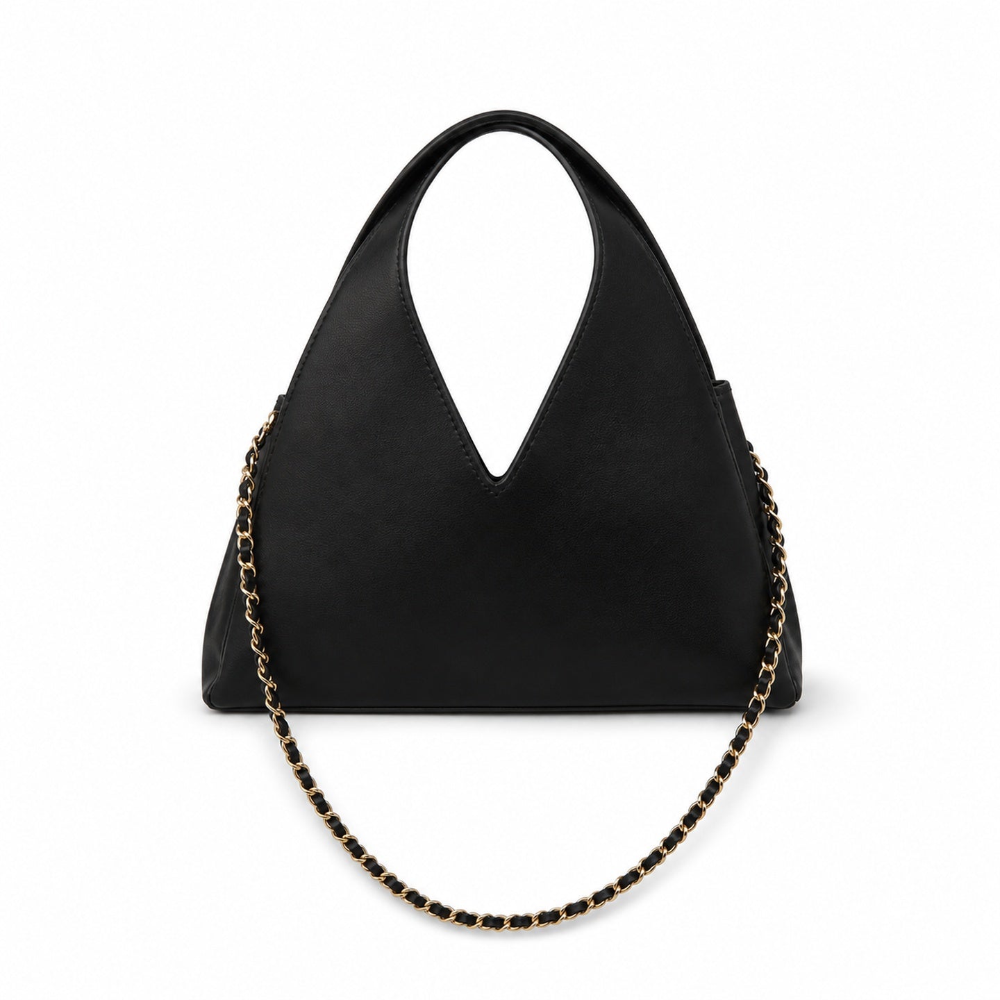 Chanel Leather Burgundy Handbag