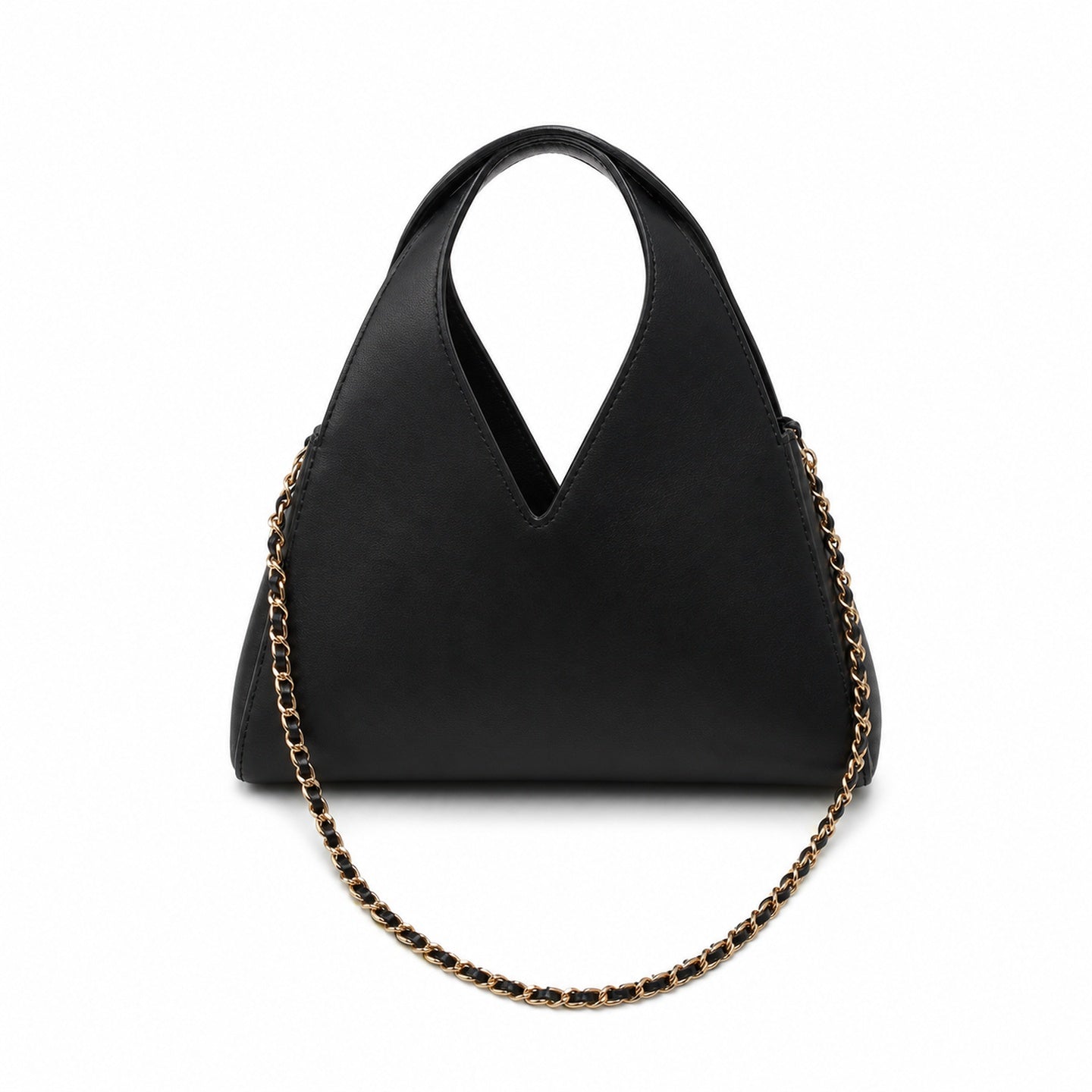 Chanel Leather Burgundy Handbag