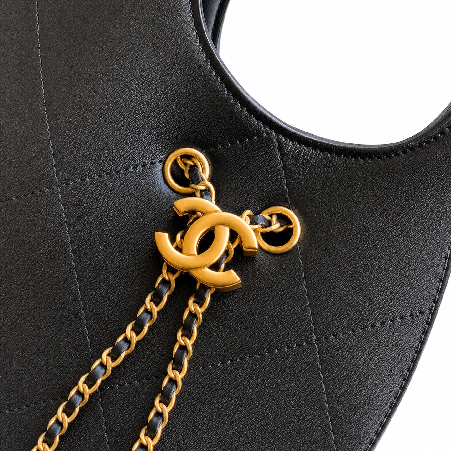 Chanel Leather Black Bag
