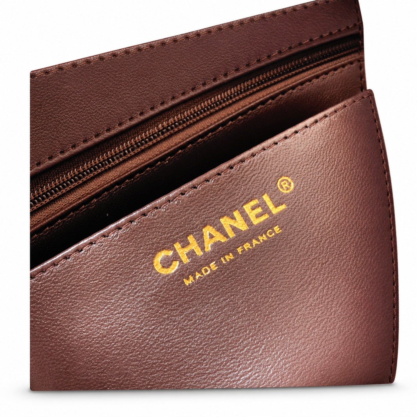 Chanel Reversible Mini Leather Black Brown Bag