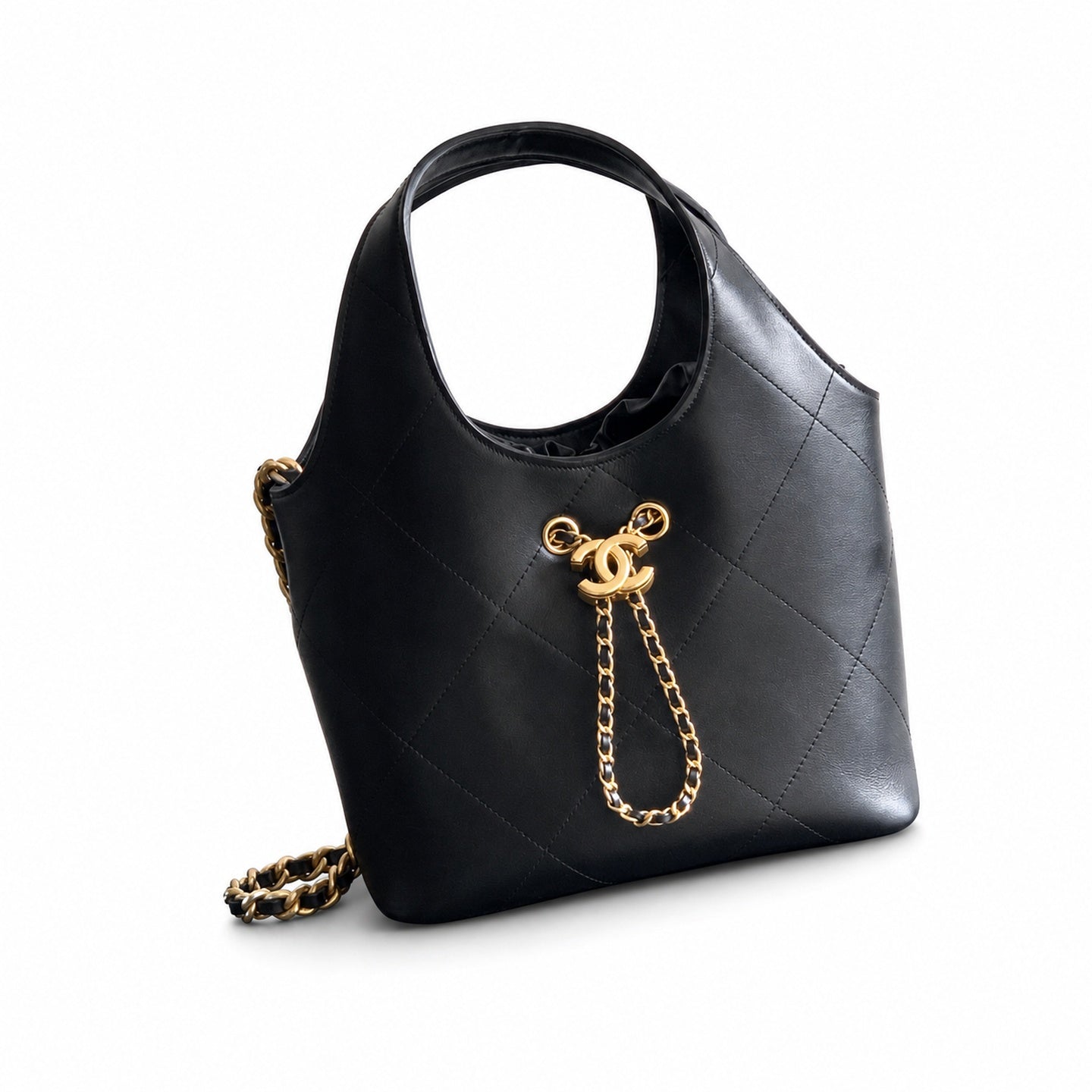 Chanel Leather Black Bag