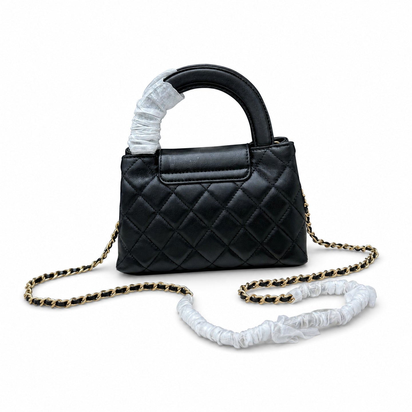 Chanel 25 Mini Leather Gold Bag