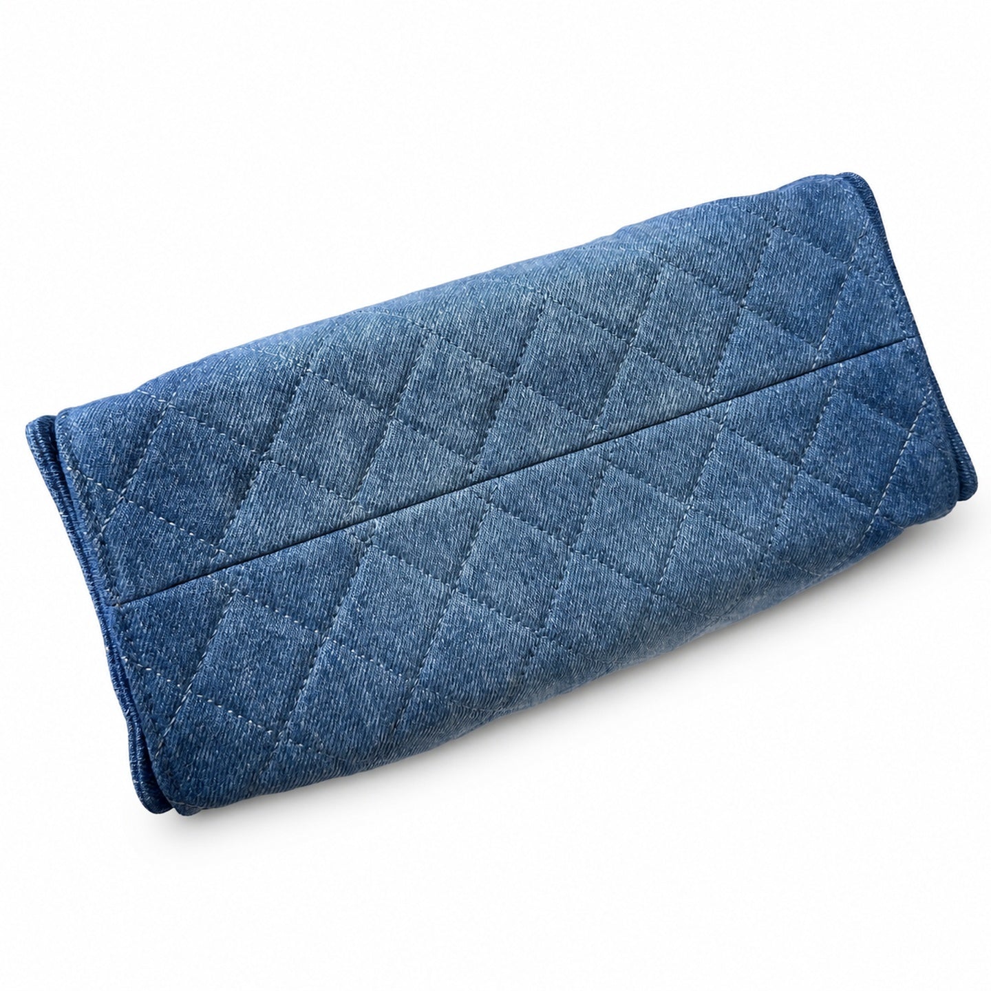 Chanel Small Denim Black Blue Gold Bag