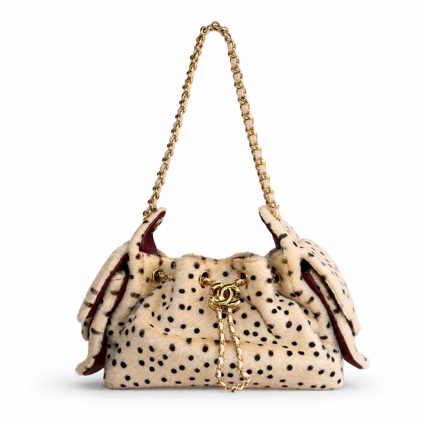 Chanel Mini Suede Tweed Bag