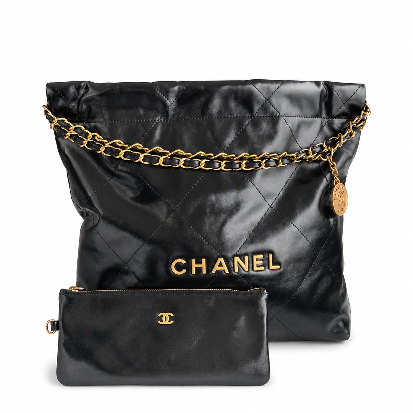 Chanel Small Leather Shopping Bag