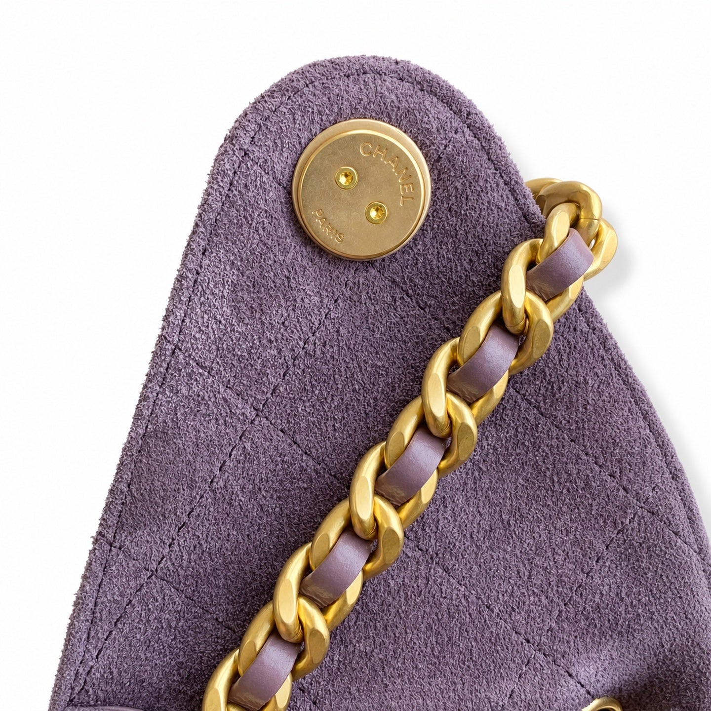 Chanel Small Leather Gold Bag