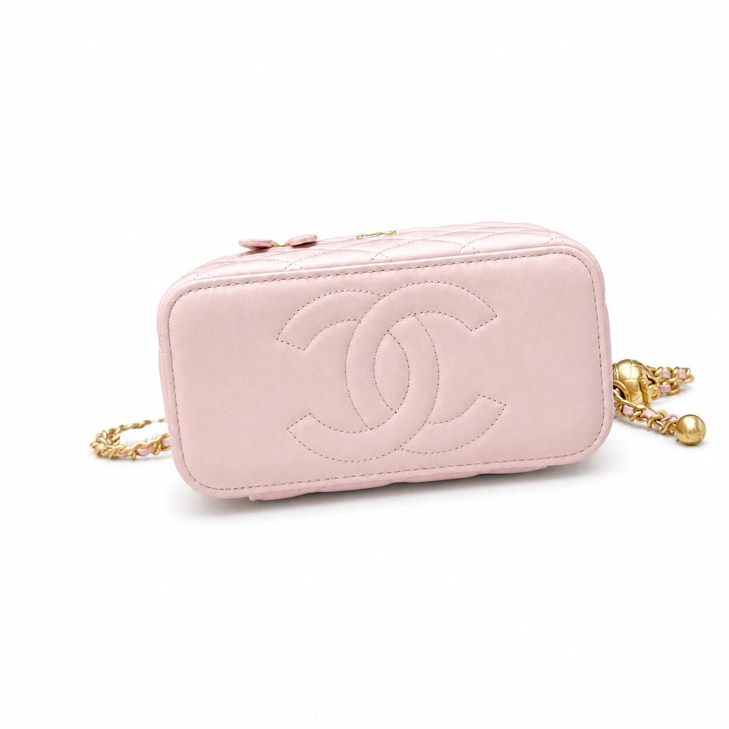 Chanel Mini Leather Gold Bag