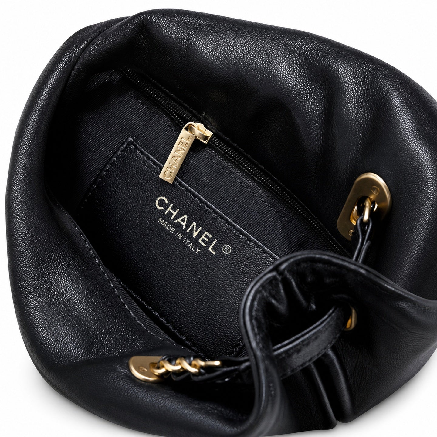 Chanel Leather Hobo Bag