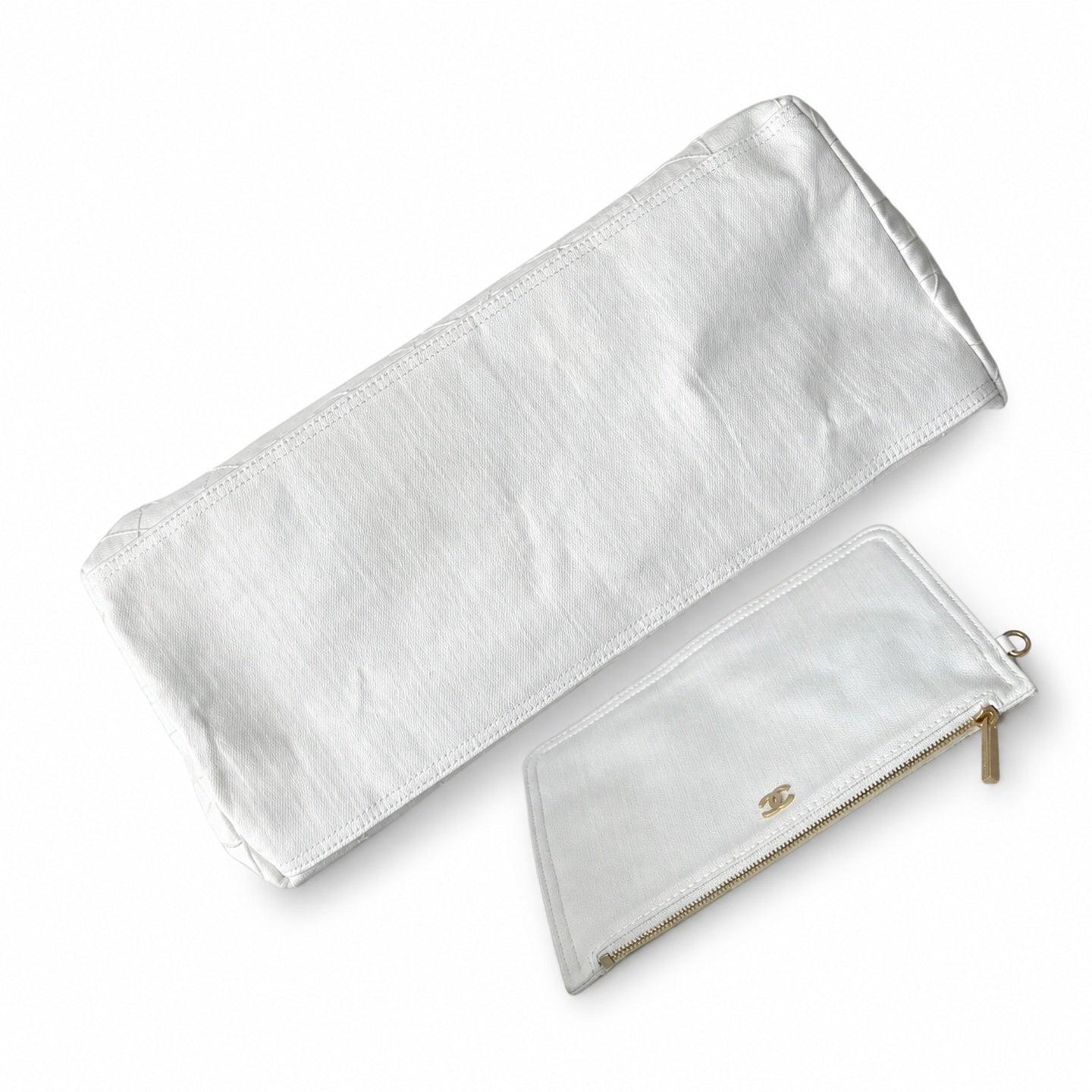 Chanel Large Canvas White Bag