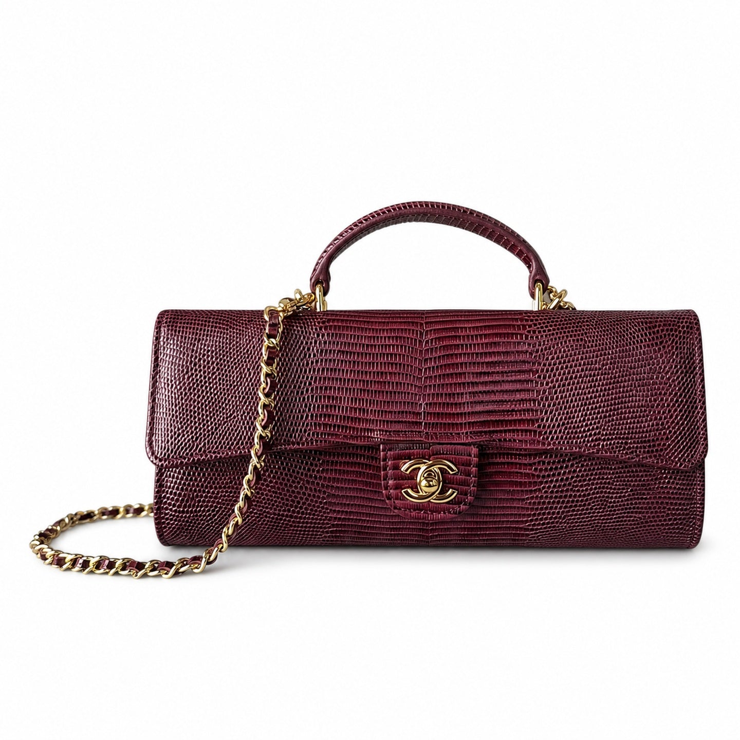 Chanel Leather Gold Handbag