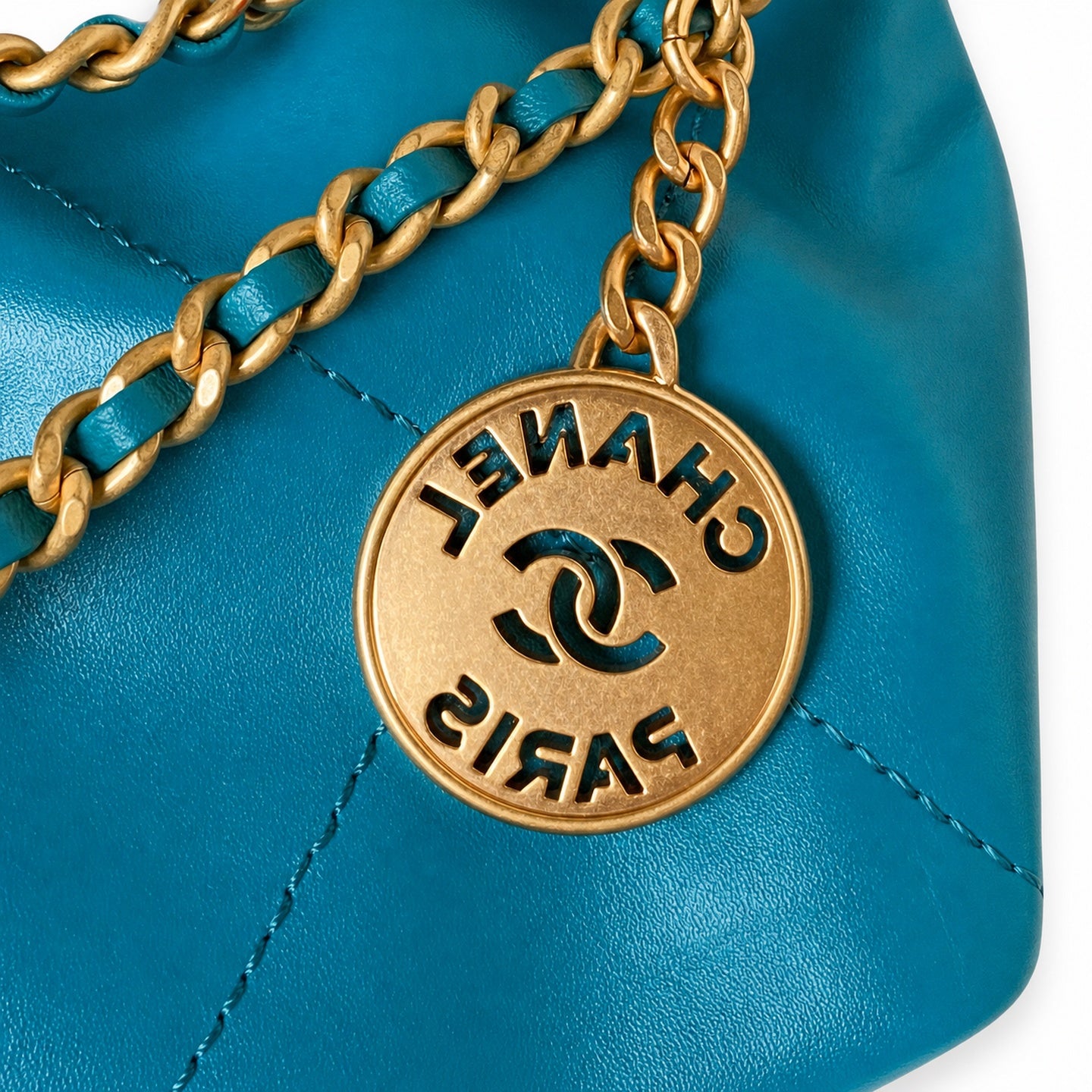 Chanel Mini Black Blue Bag