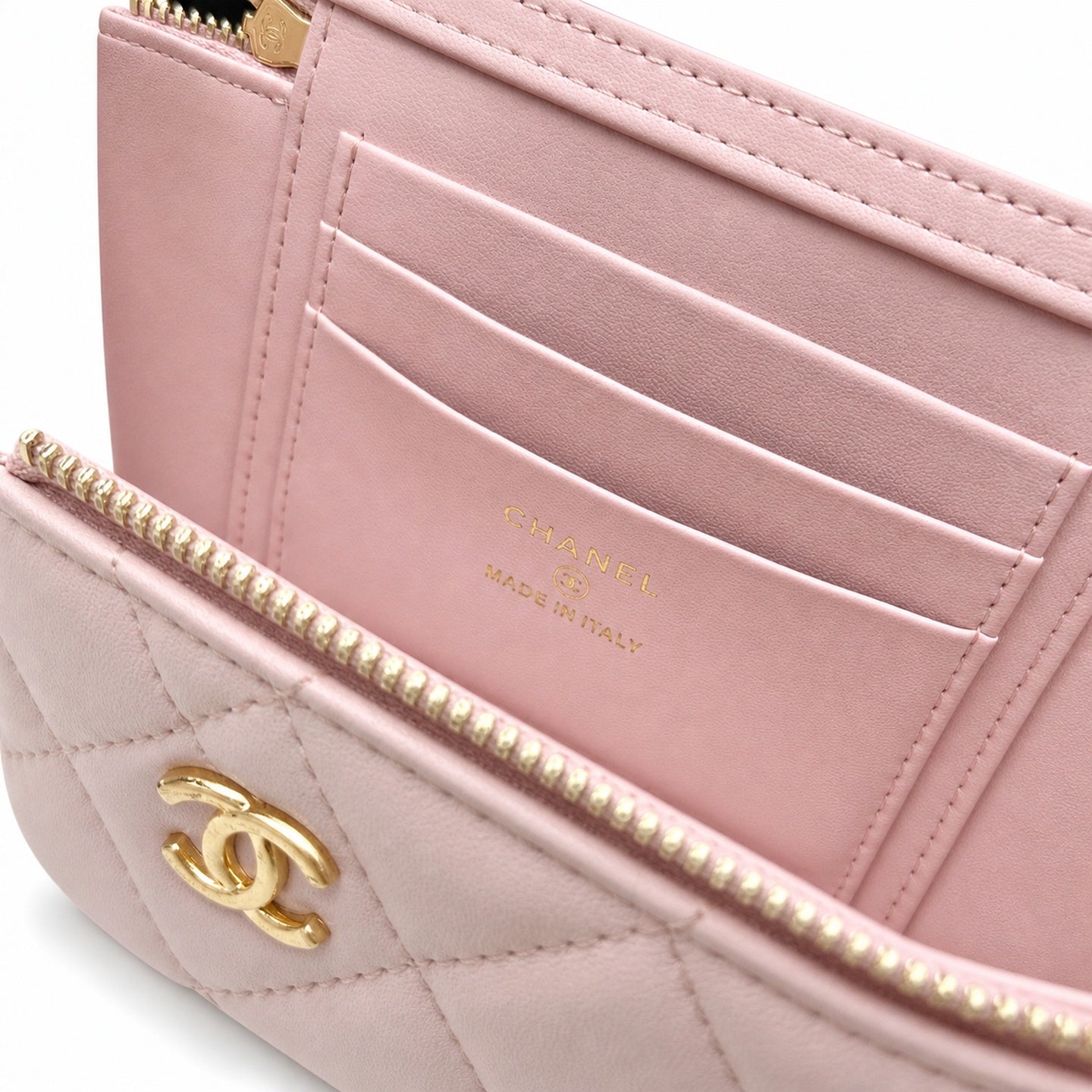 Chanel Mini Leather Gold Bag