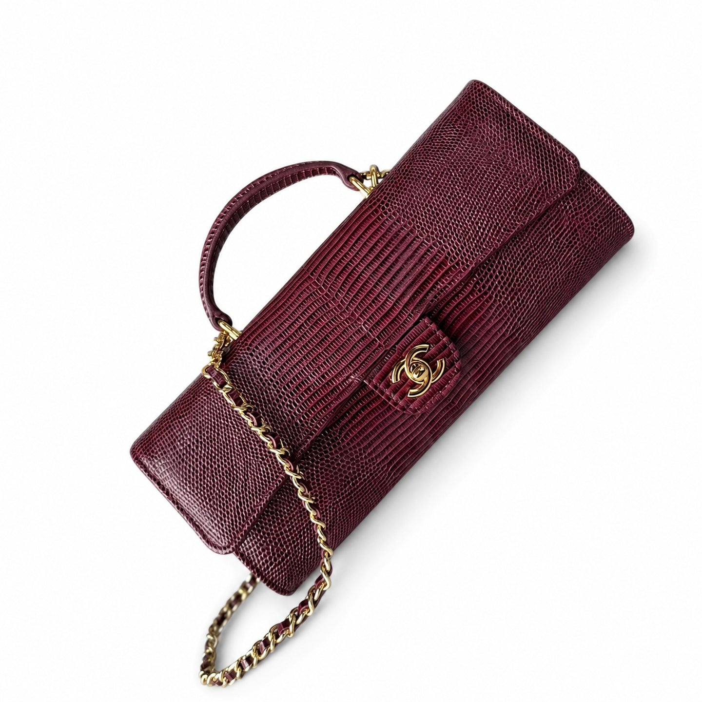 Chanel Leather Gold Handbag