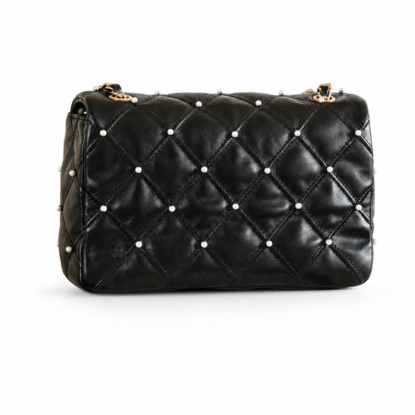 Chanel Cotton Leather Bag
