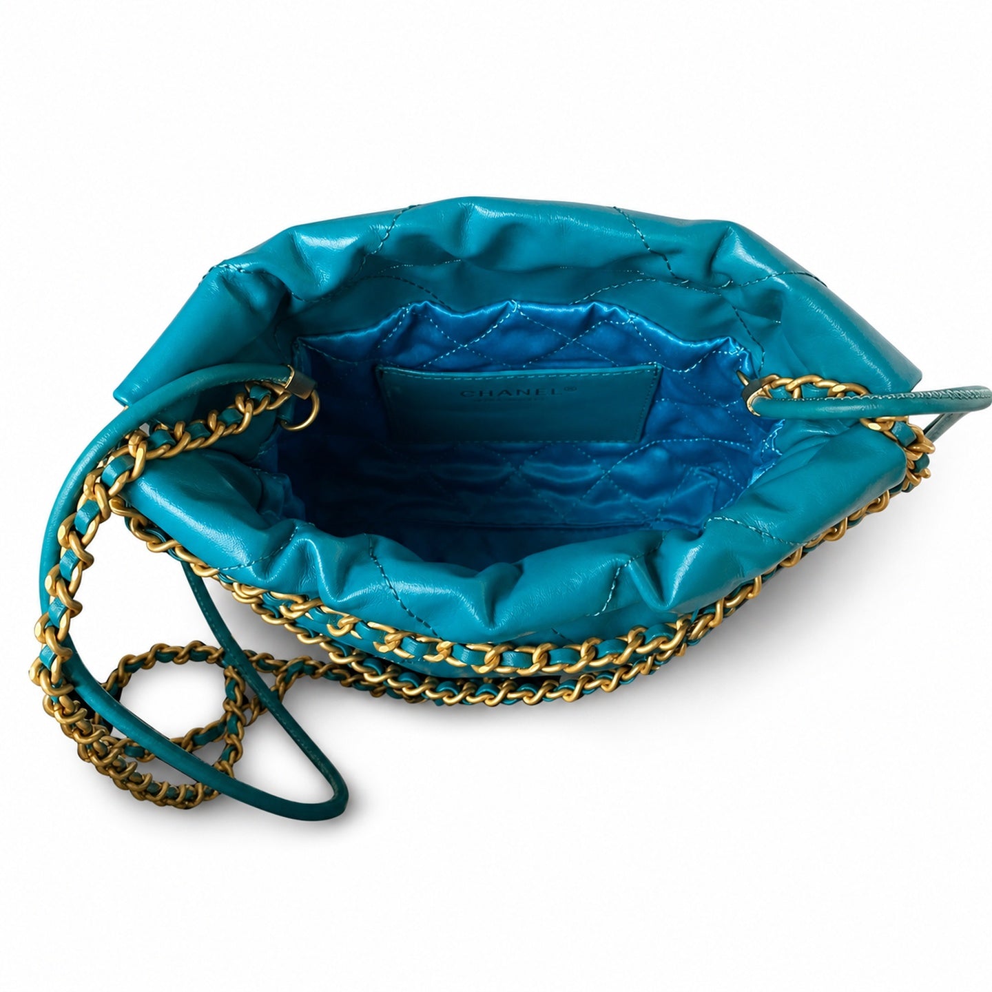 Chanel Mini Black Blue Bag
