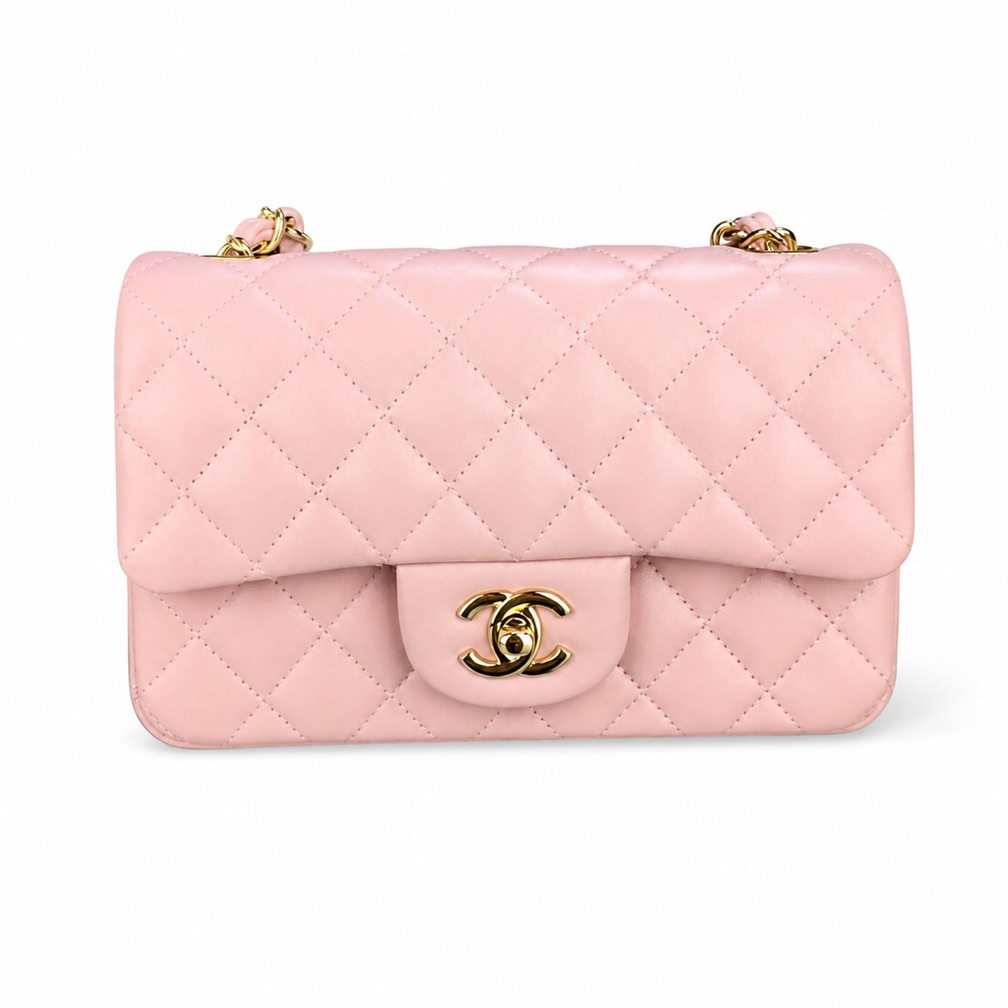 Chanel Leather Pink Bag