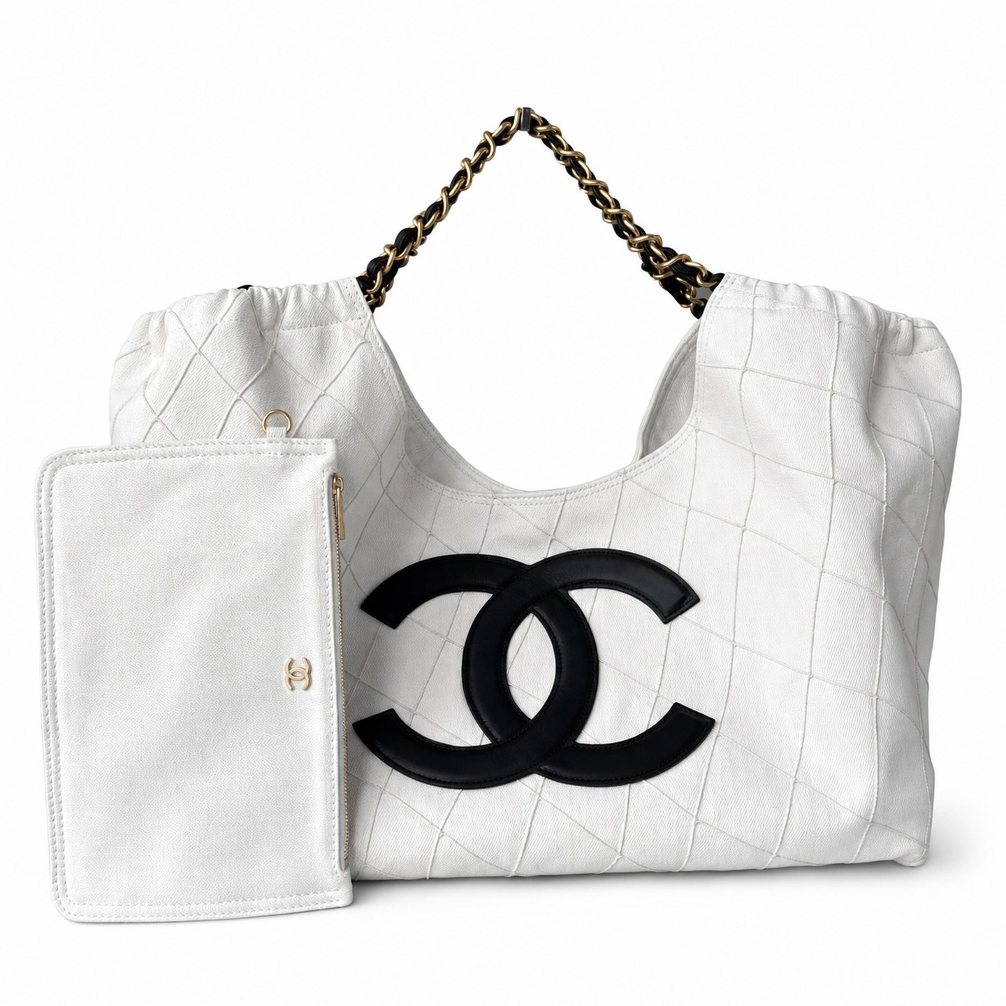 Chanel Large Canvas White Bag