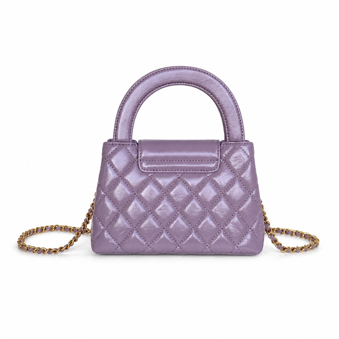 Chanel Black Purple Handbag