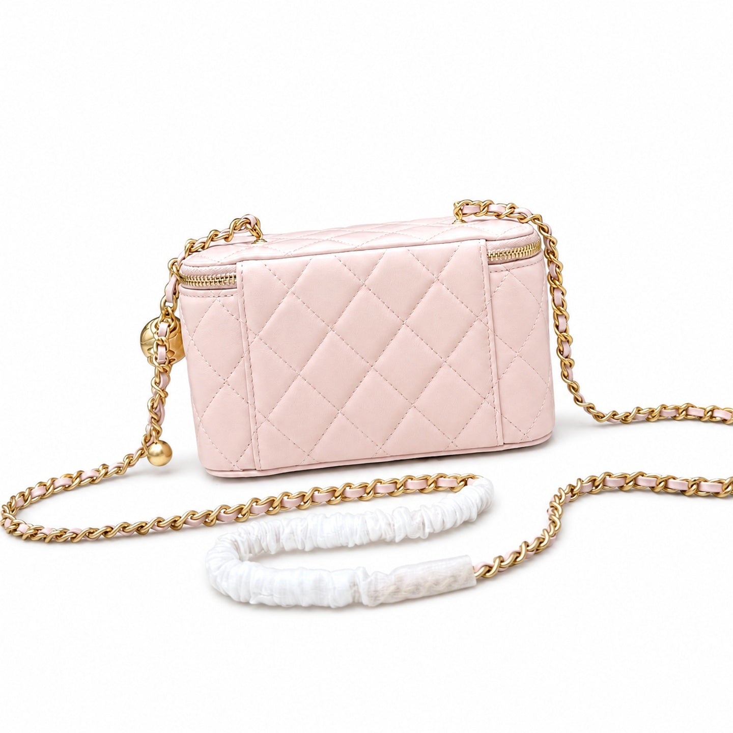 Chanel Mini Leather Gold Bag