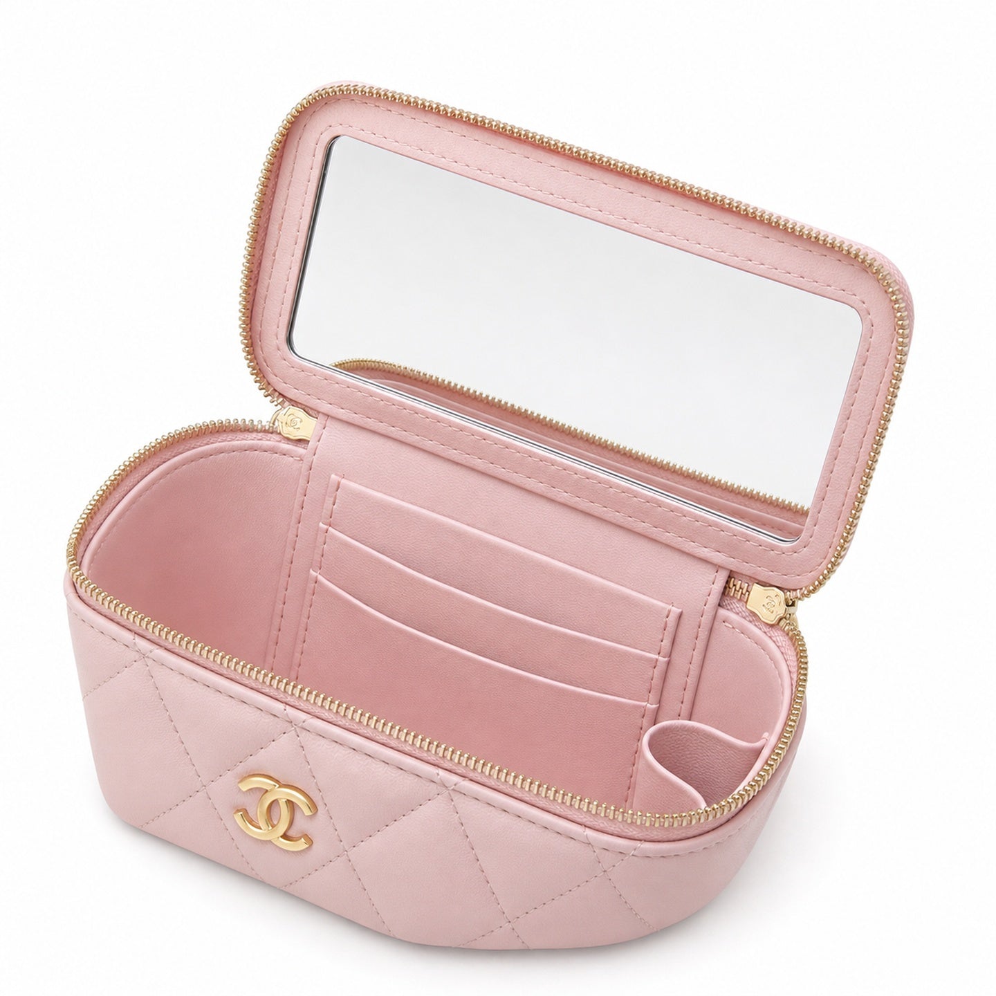 Chanel Mini Leather Gold Bag
