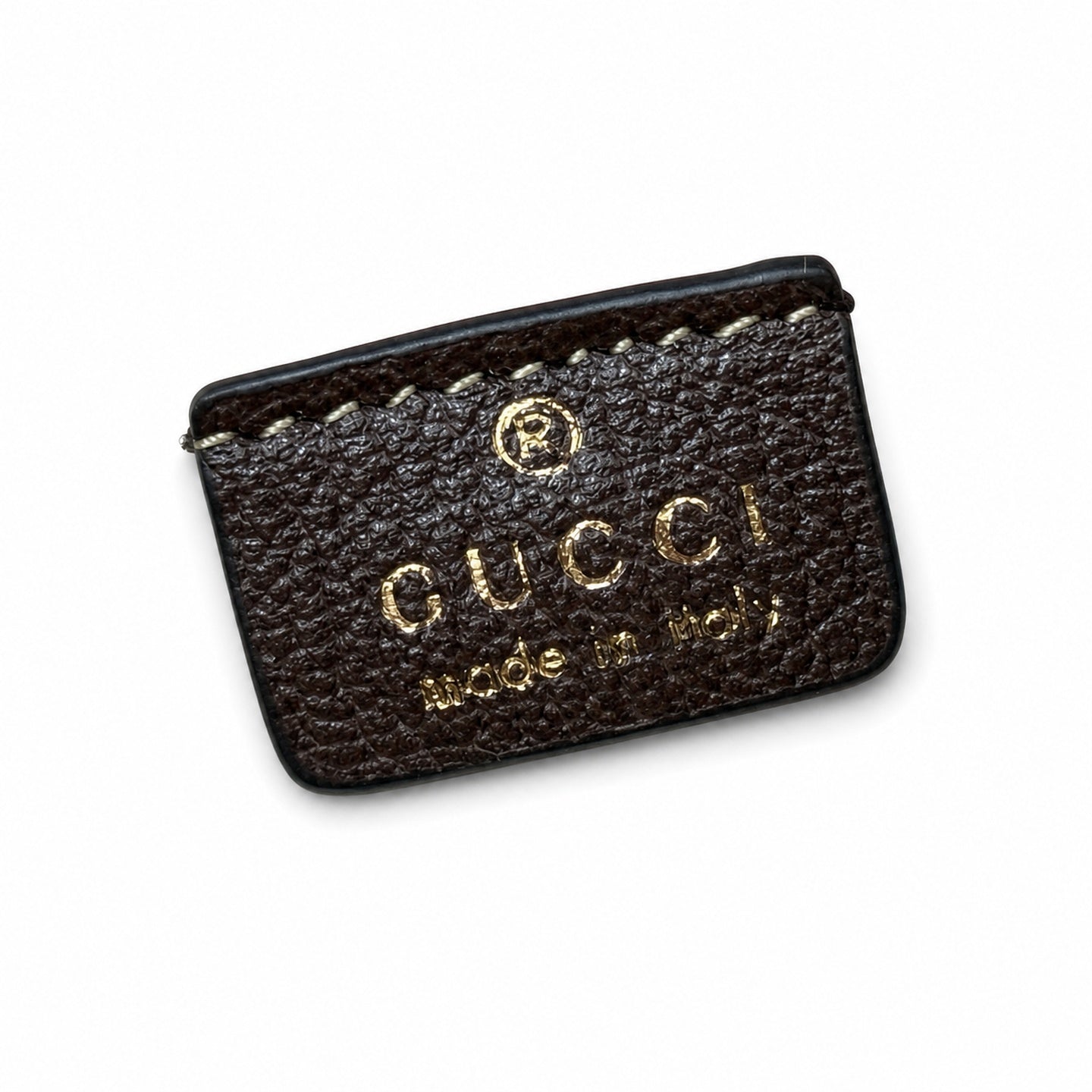 Gucci Cotton Canvas Leather Brown Gold Boston Bag