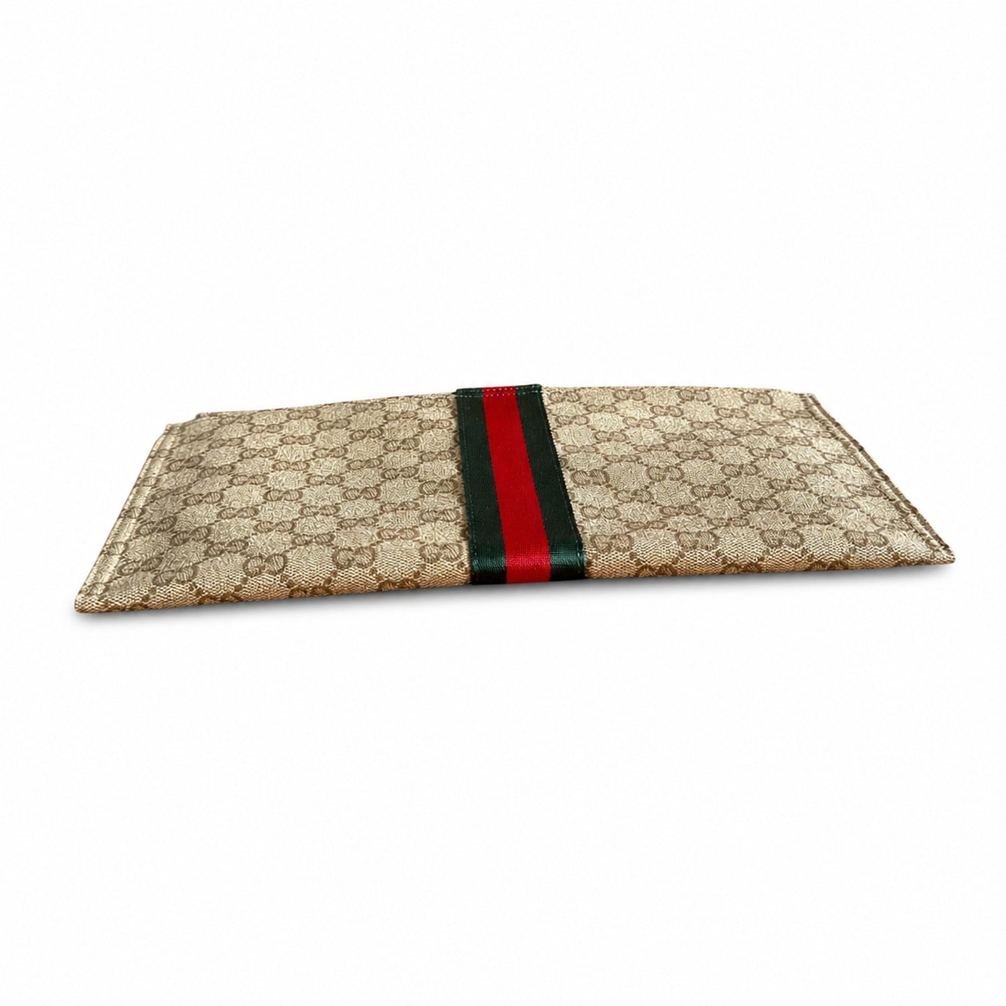 Gucci Canvas Black Brown Silver Bag