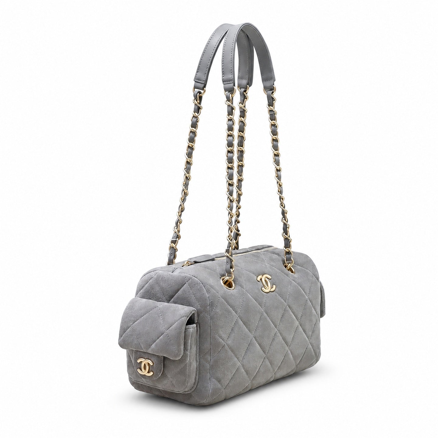 Chanel Small Leather Bowling Bag
