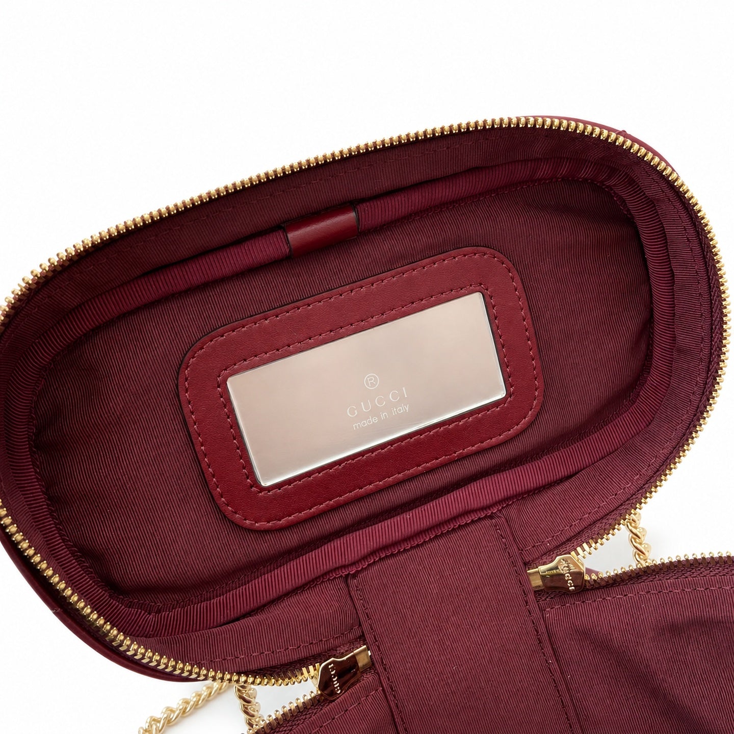 Gucci GG Marmont Quilted Leather Red Gold Bag