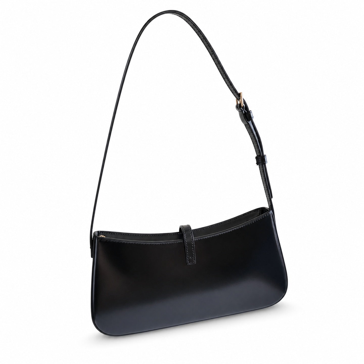 Celine Leather Gold Shoulder Bag