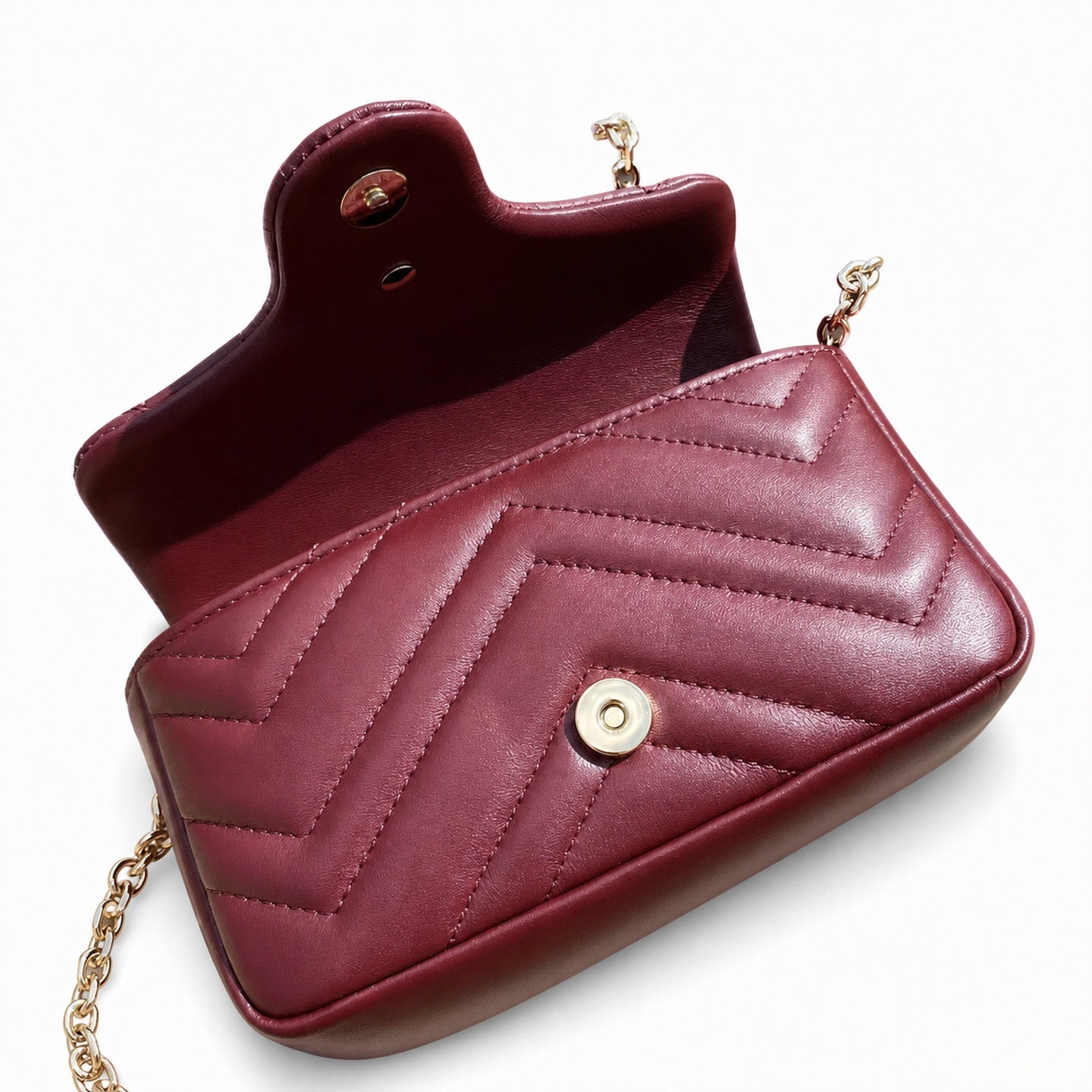 Gucci Leather Red Bag