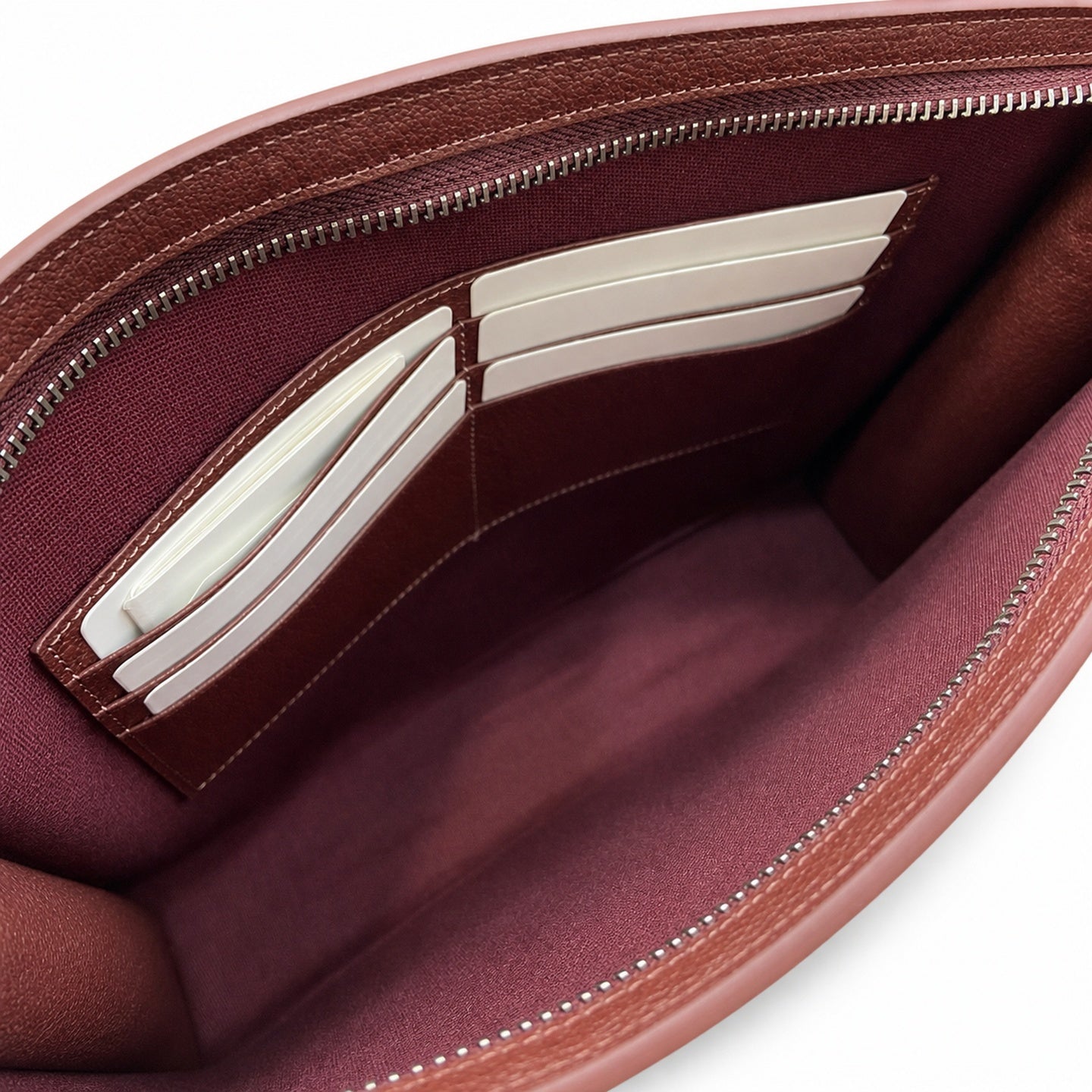 Gucci Supreme Canvas Leather Black Gray Burgundy Clutch