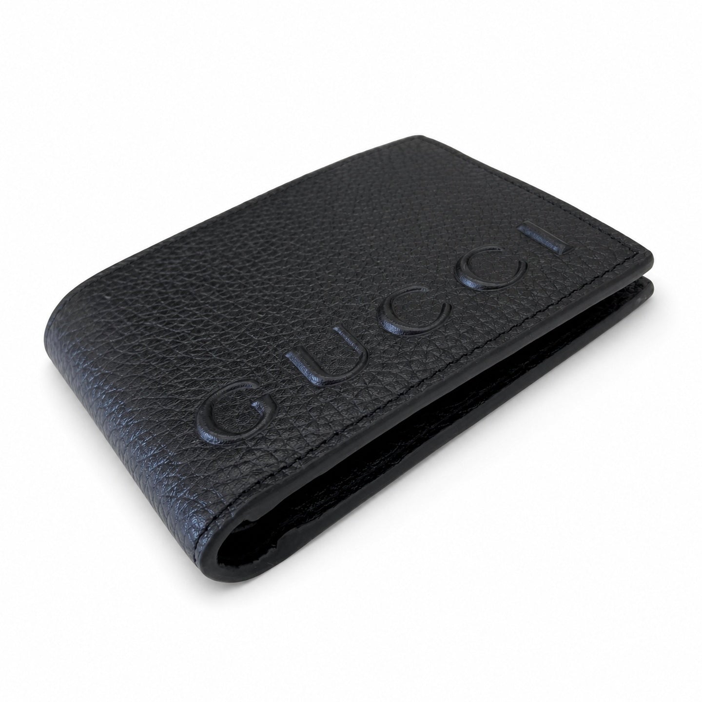 Gucci Small Leather Black Burgundy Wallet