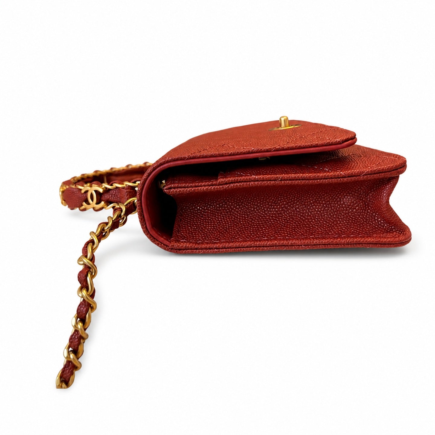 Chanel Leather Wallet on Chain