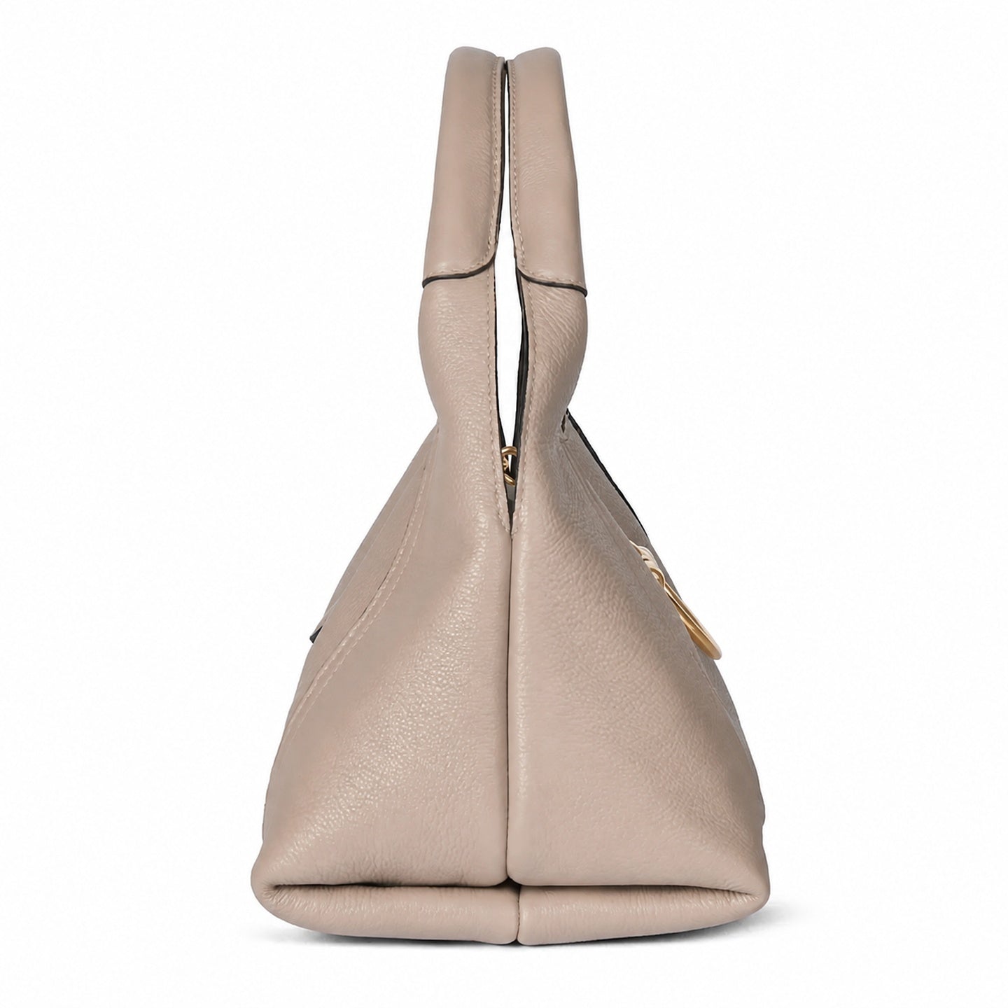Gucci Horsebit Leather Brown Gold Shoulder Bag