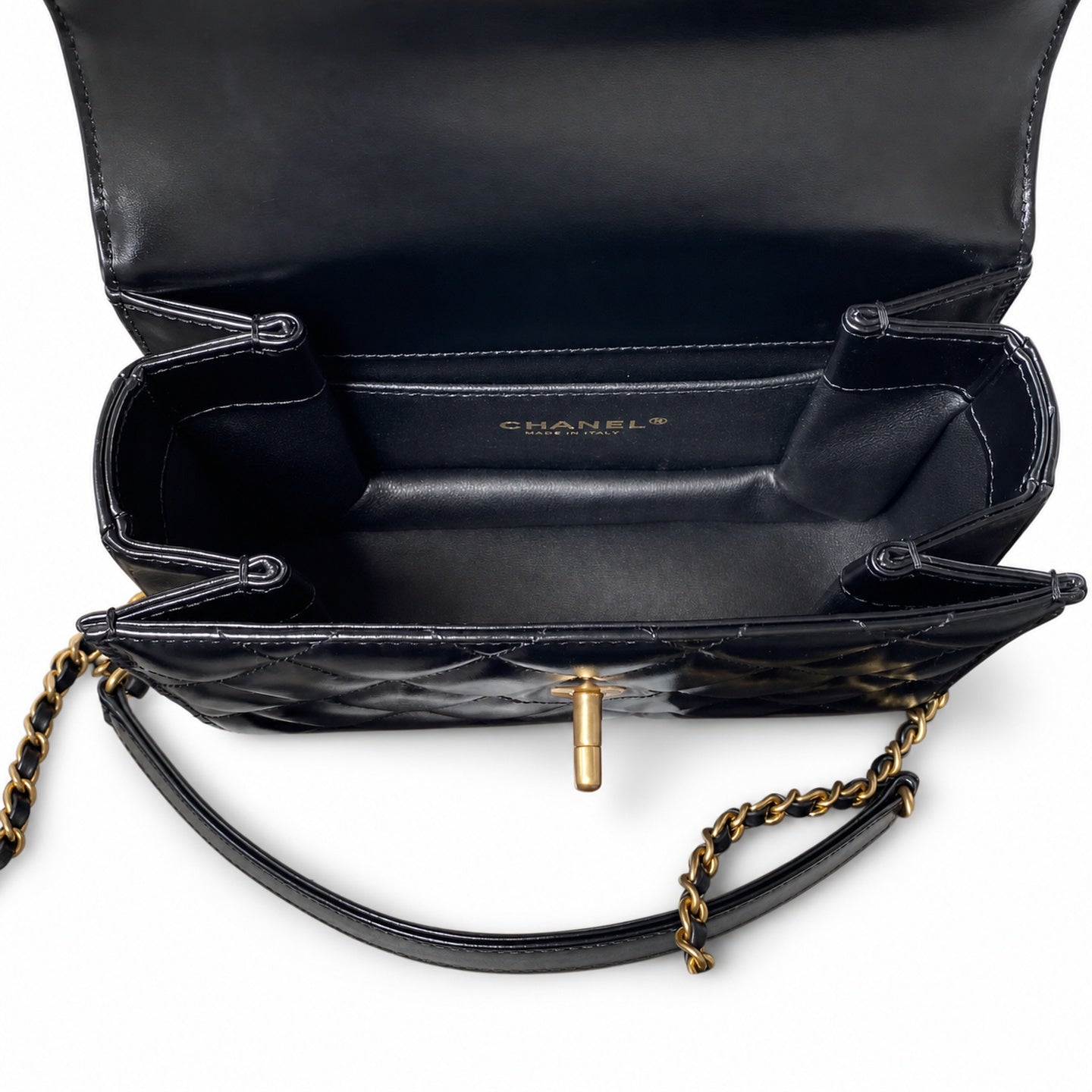 Chanel Black Gold Bag