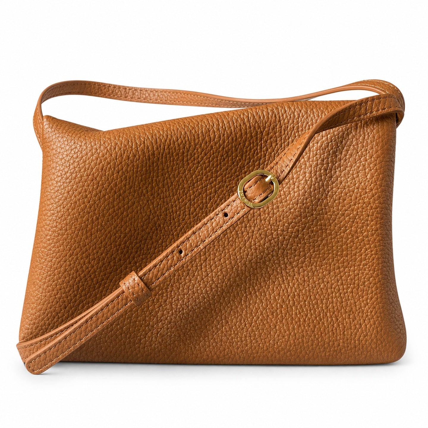 Chanel Small Leather Brown Gold Bag