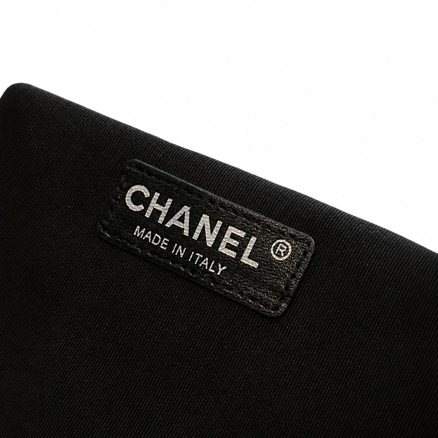 Chanel Black Silver Hobo Bag