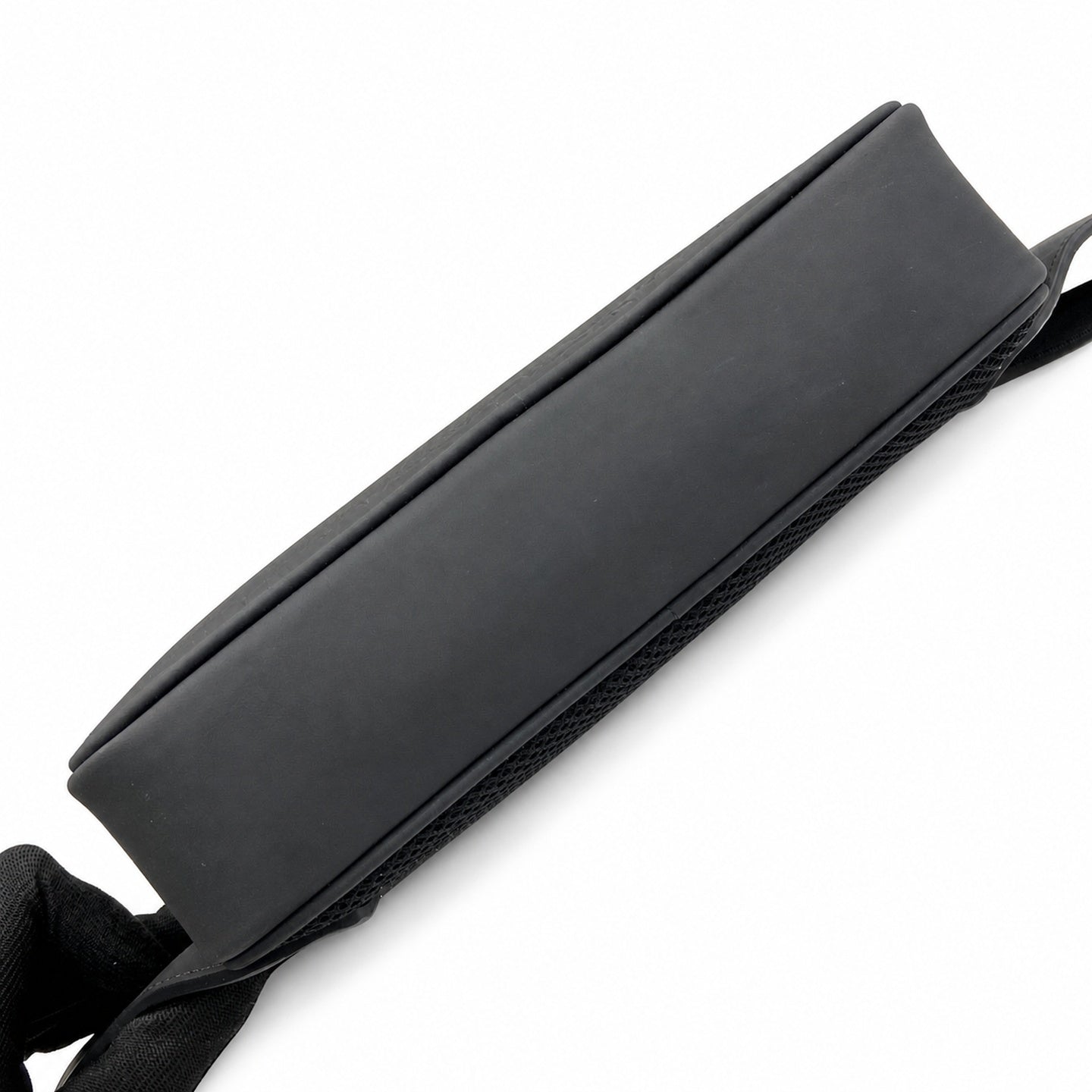 Gucci Cotton Leather Black Green Waist Bag