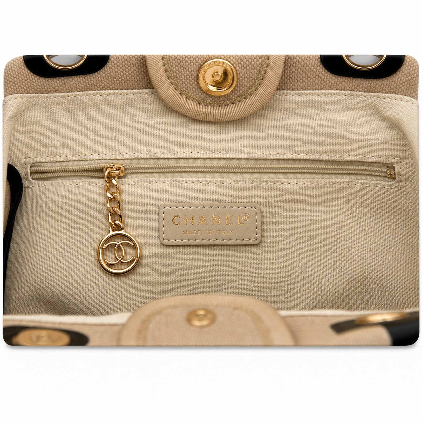 Chanel Medium Black White Bag