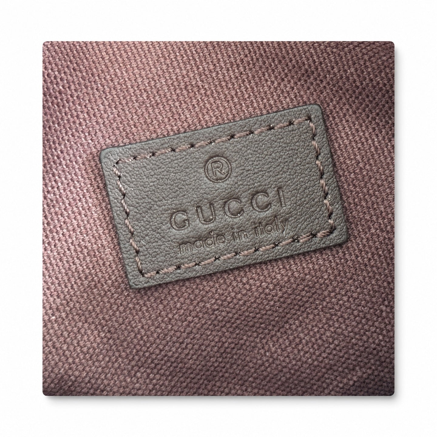 Gucci Horsebit Mini Cotton Leather Brown Green Gold Bag