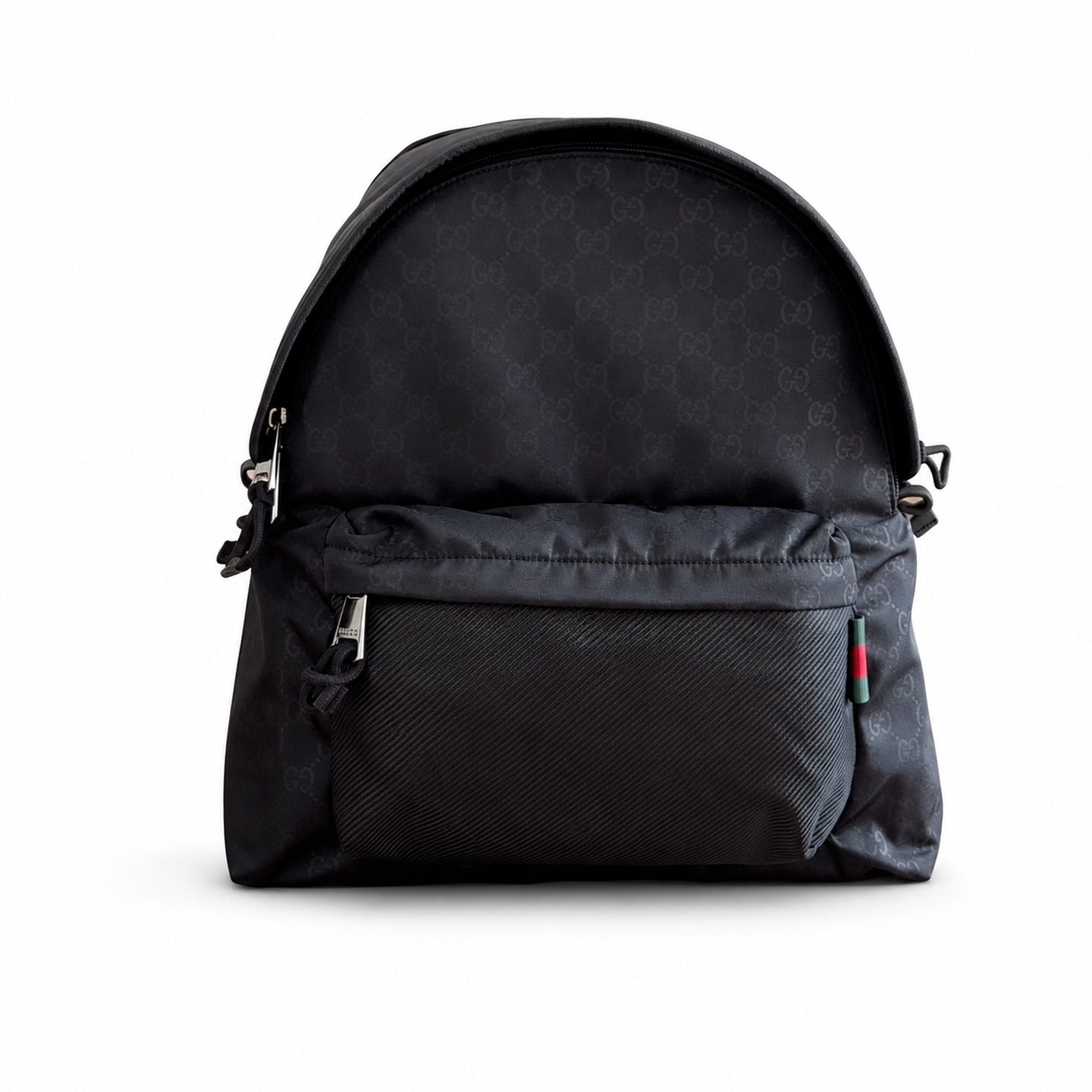 Gucci Medium Nylon Black Backpack
